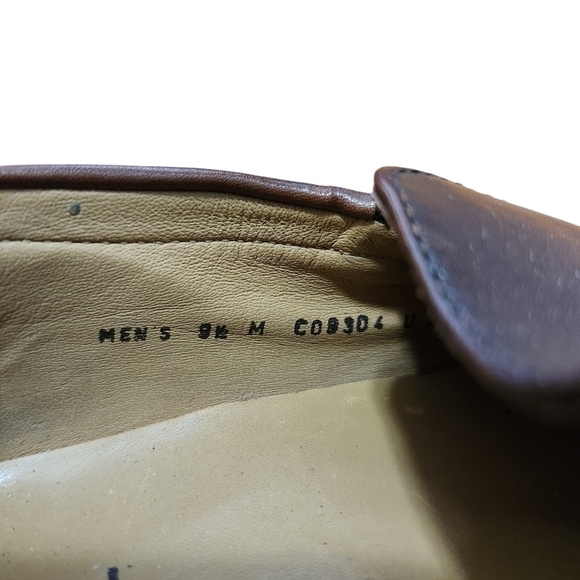 Cole Haan brown leather slip-on men's shoes - Picture 13 of 14